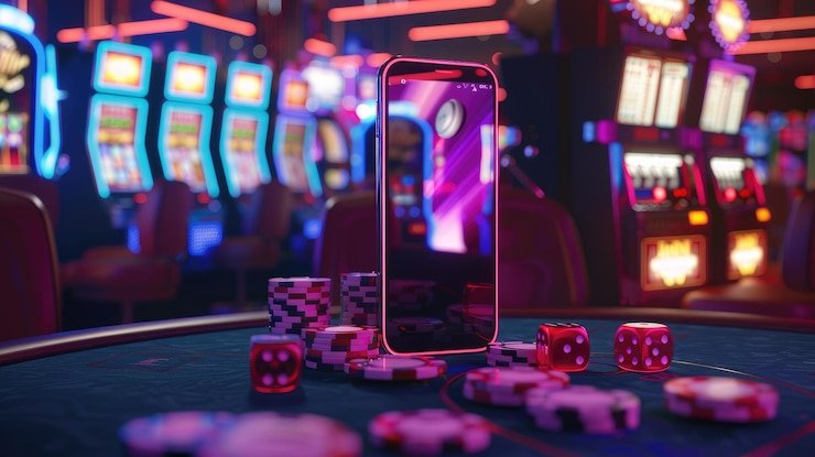 Three Card Poker table layout with dealer position and player cards face-up